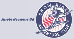 jinete de nieve 3d