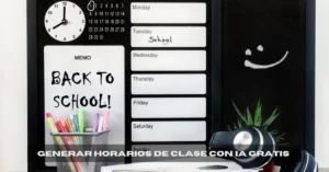 generar horarios de clase con ia gratis