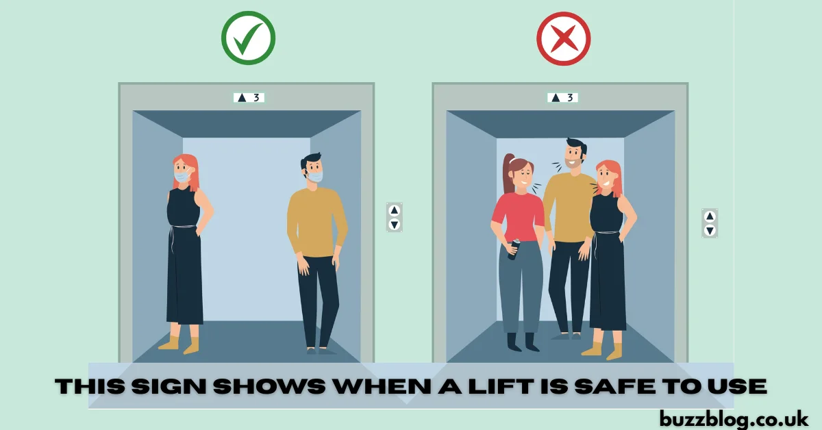 this sign shows when a lift is safe to use