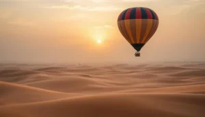 Sunrise Hot Air Balloon