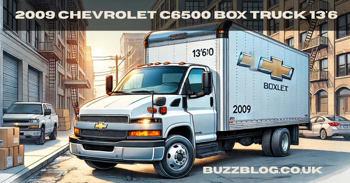 2009 chevrolet c6500 box truck 13'6