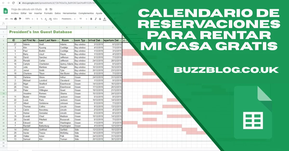calendario de reservaciones para rentar mi casa gratis