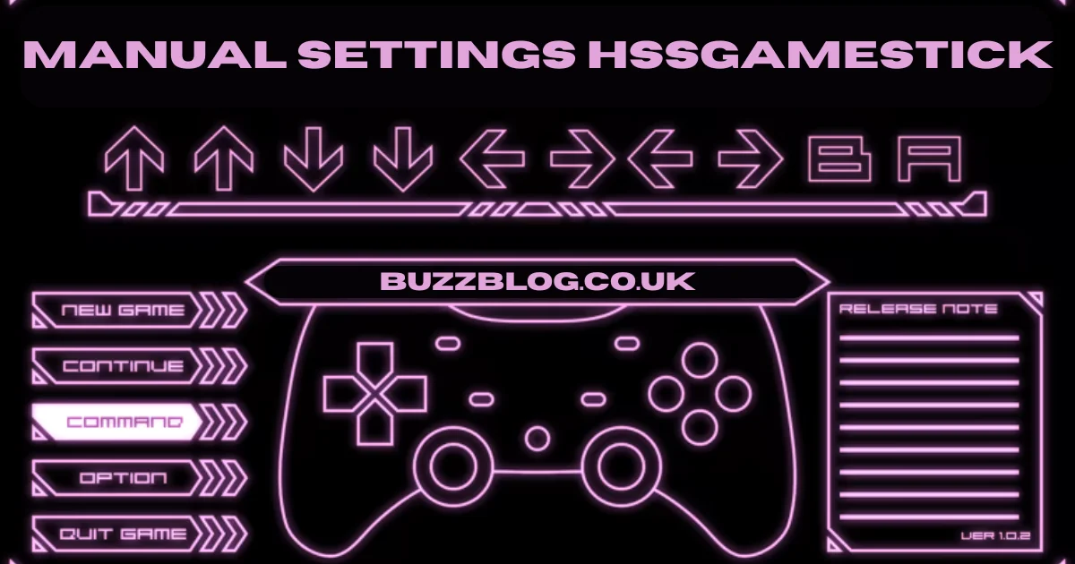 manual settings hssgamestick
