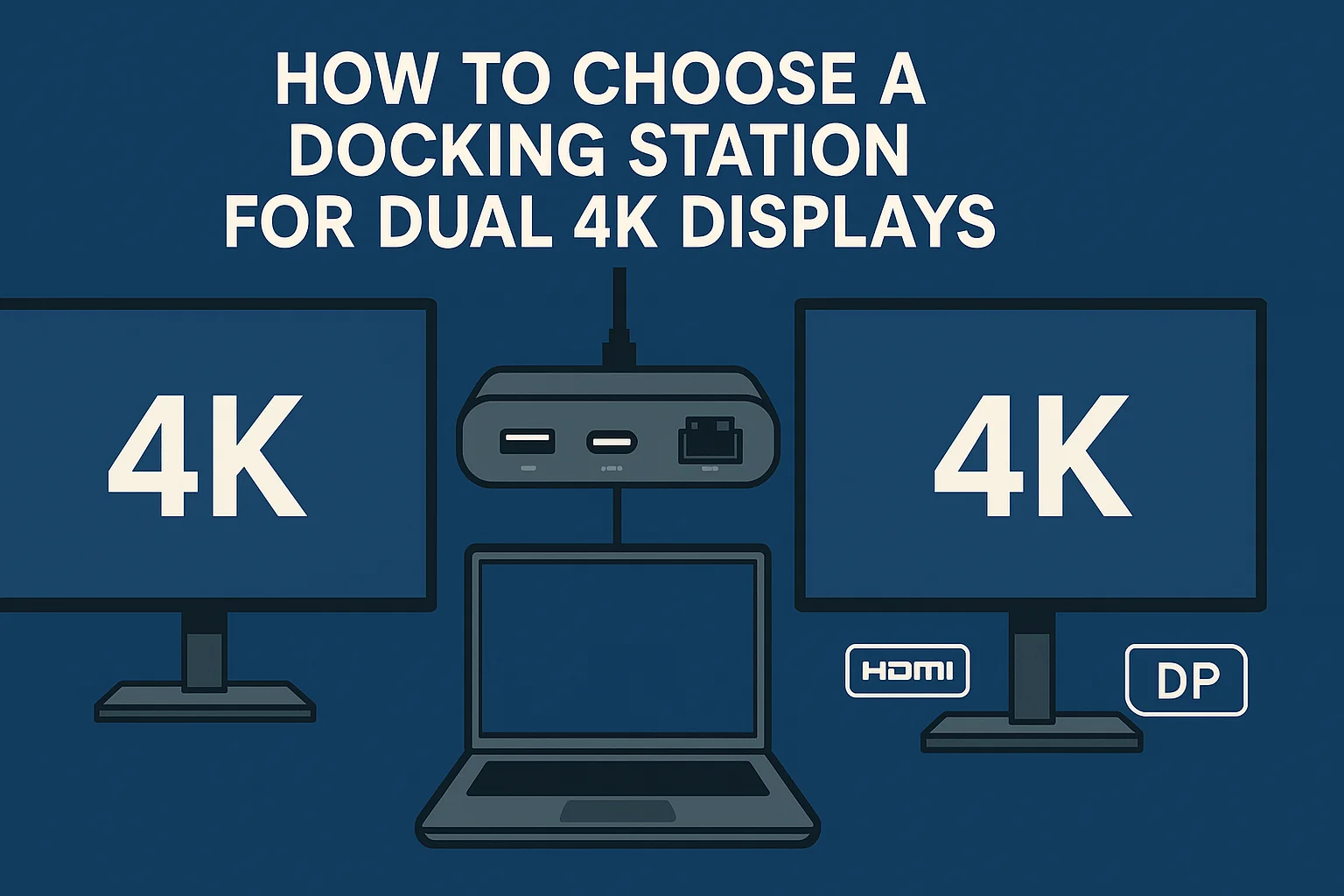 dock for dual 4K monitors