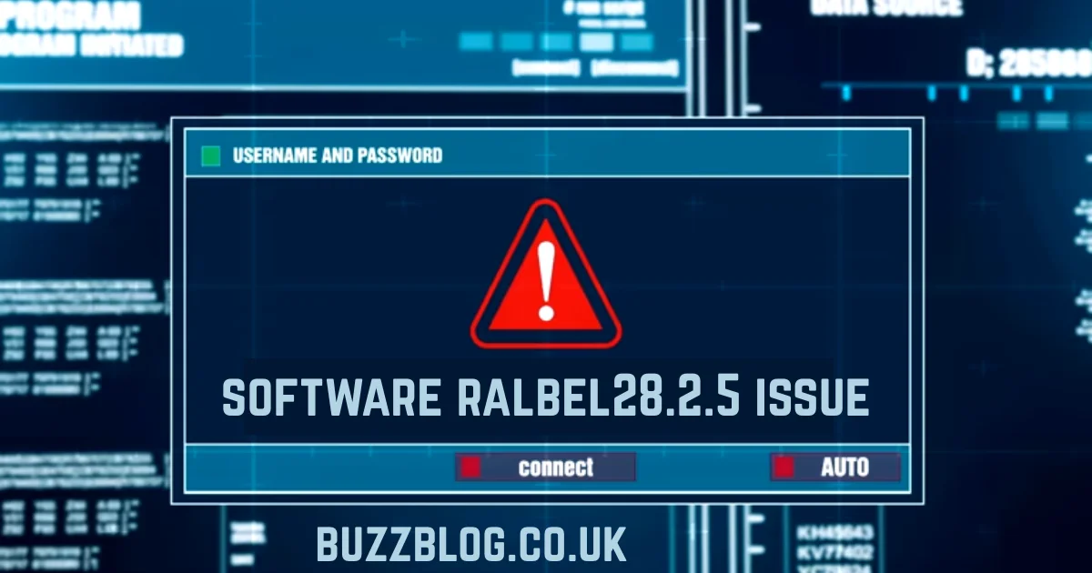 software ralbel28.2.5 issue