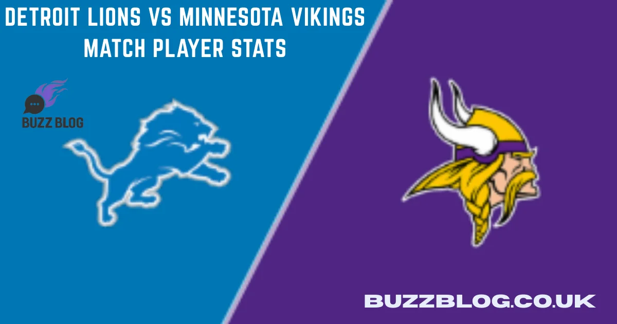 detroit lions vs minnesota vikings match player stats