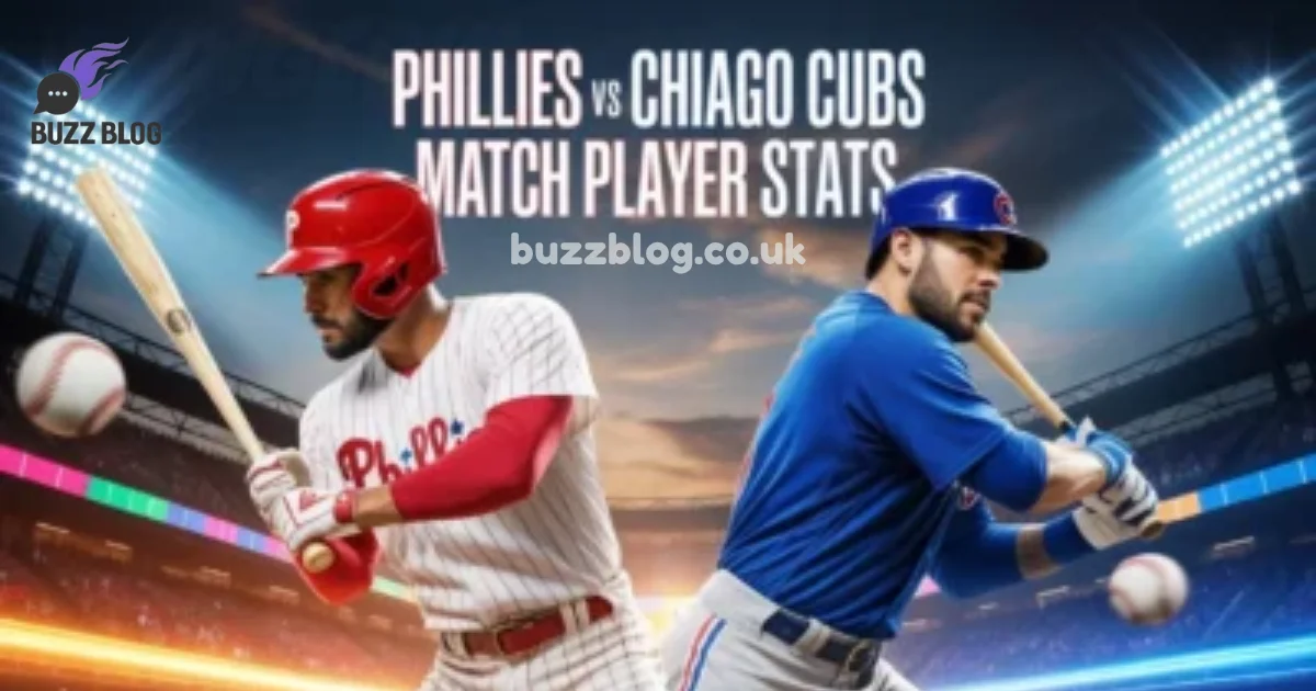 chicago cubs vs phillies match player stats
